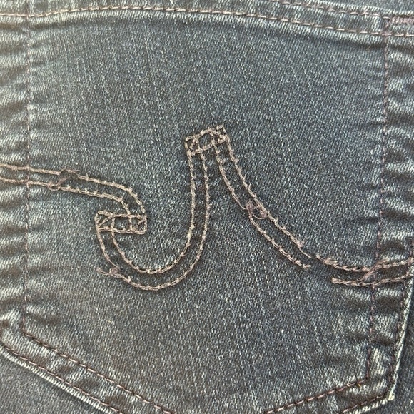 AG Adriano Goldschmied The Ballad Slim Boot SZ 28R Blue Midrise Western Straight - Picture 13 of 15